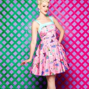 Golightly Netti Dress in Neverland print NWOT